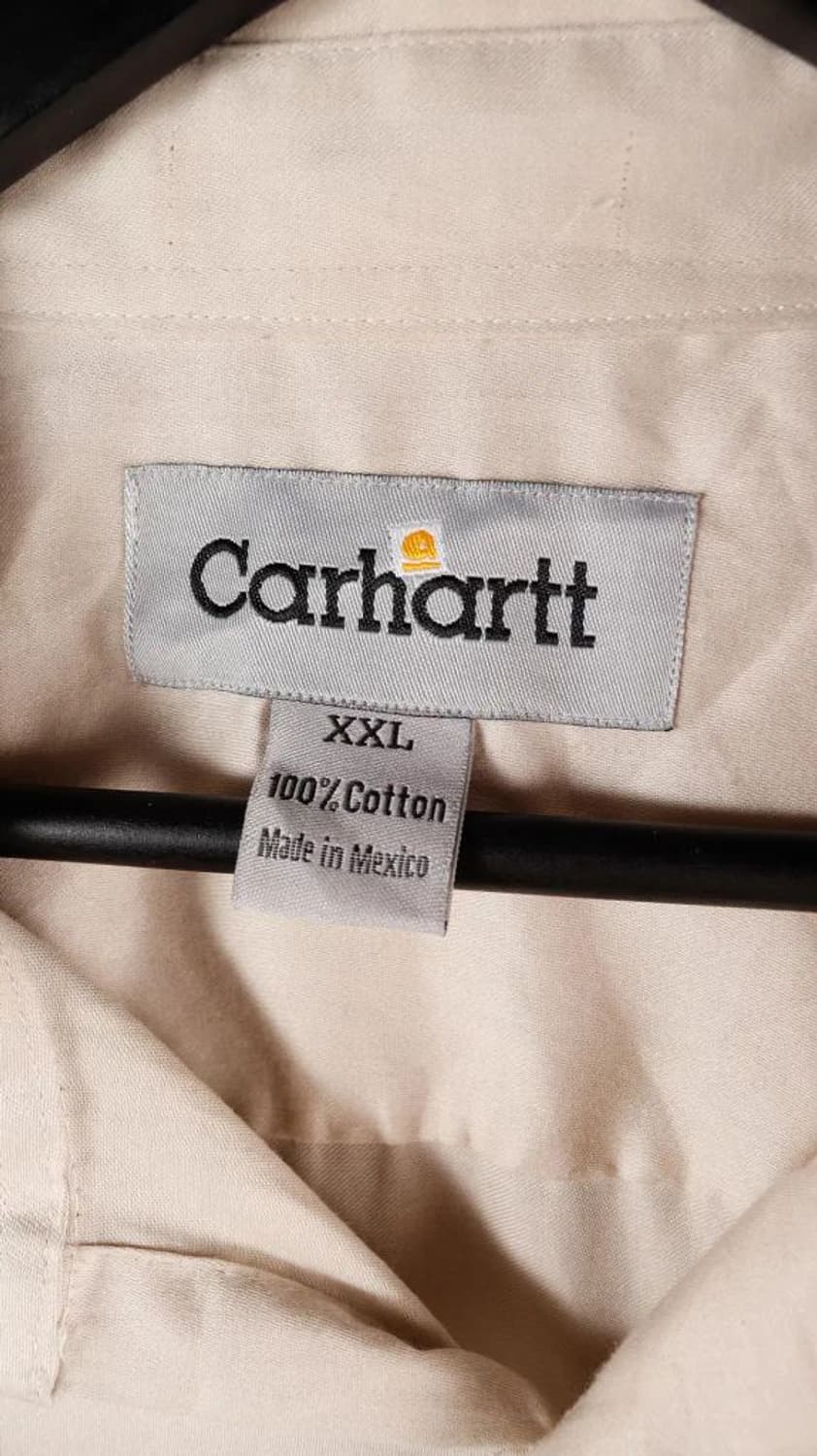 [2XL] 칼하트 아이보리 포켓셔츠 상품이미지5