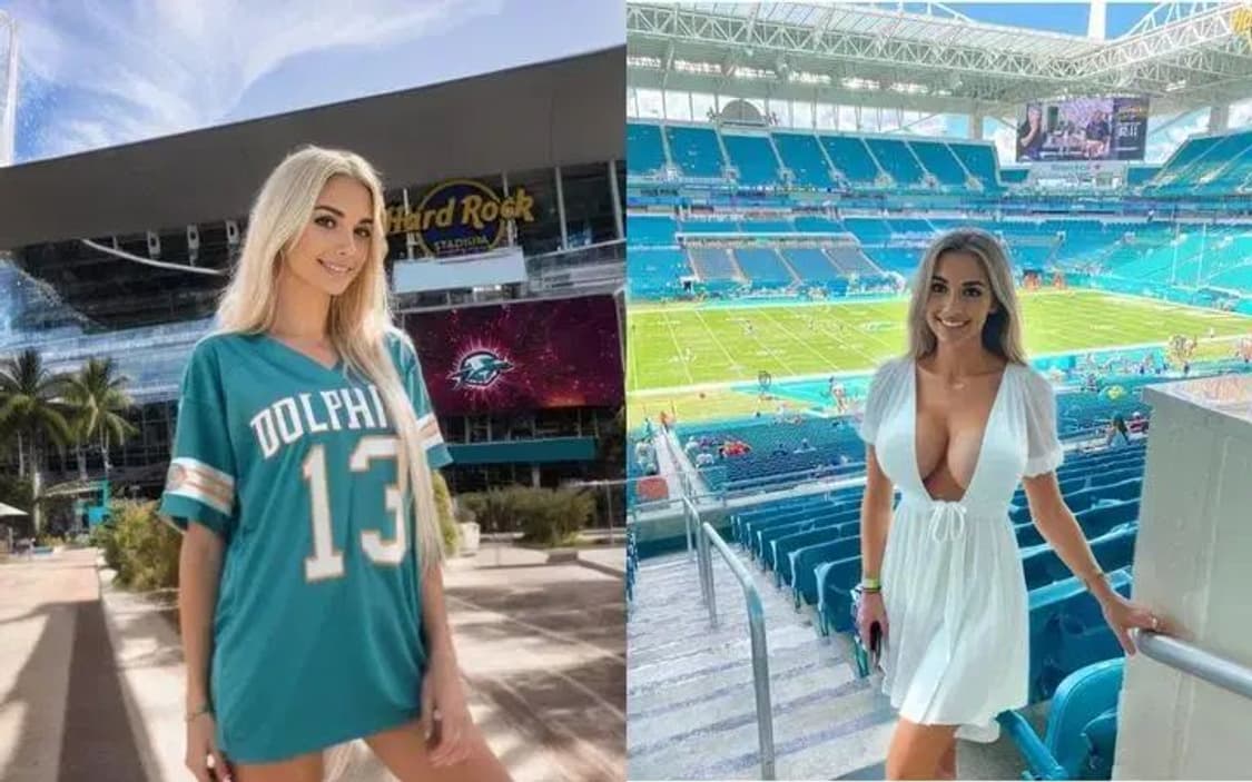 [L] 나이키 NFL 마이애미돌핀스 반팔티 상품이미지1