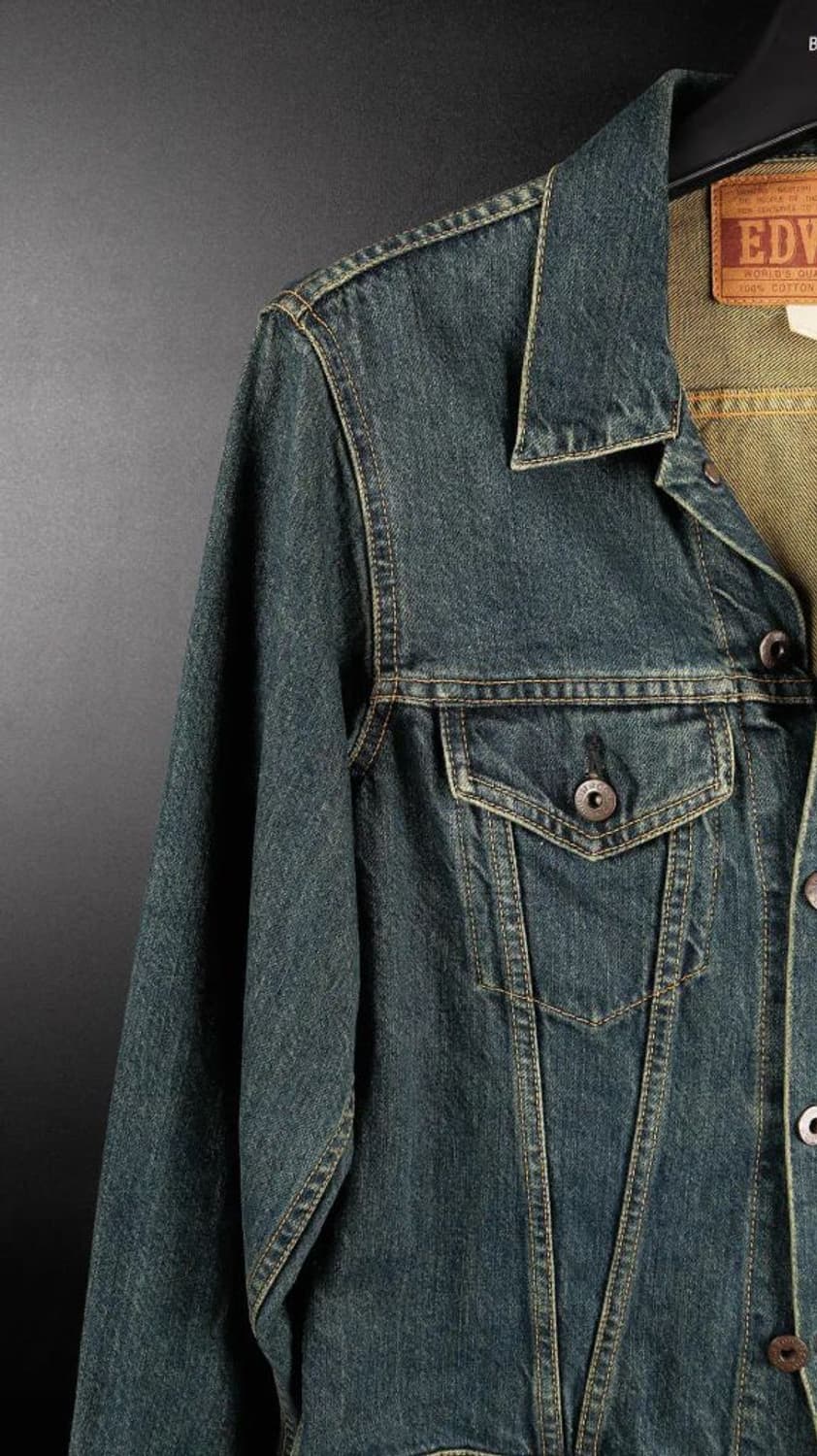 [M] 에드윈 빈티지 청자켓 상품이미지2