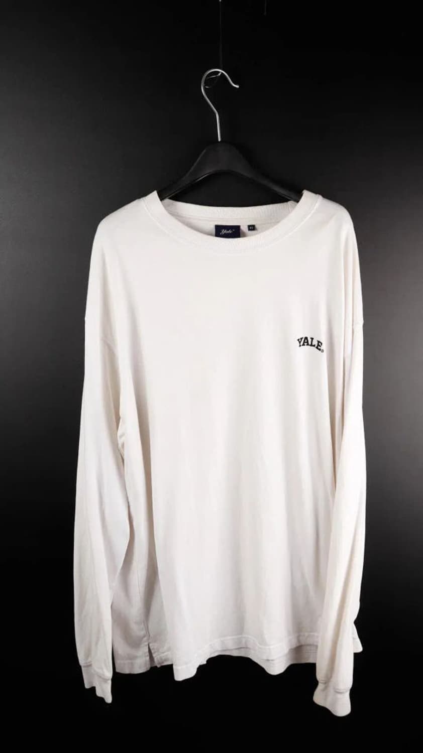 [XL] 예일 흰색 롱슬리브 상품이미지1