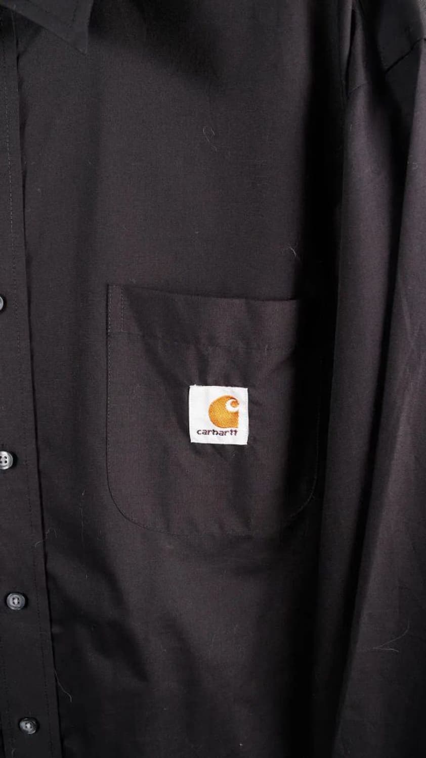 [2XL] 칼하트 원포켓 블랙 워크셔츠 상품이미지3