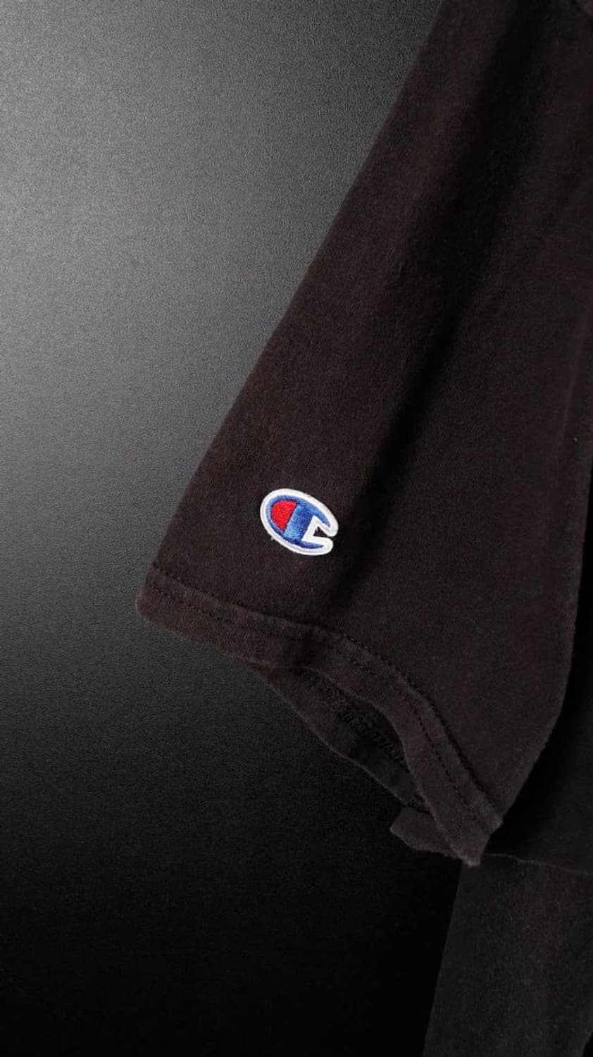 [L] 챔피온 블랙 무지티셔츠 상품이미지5