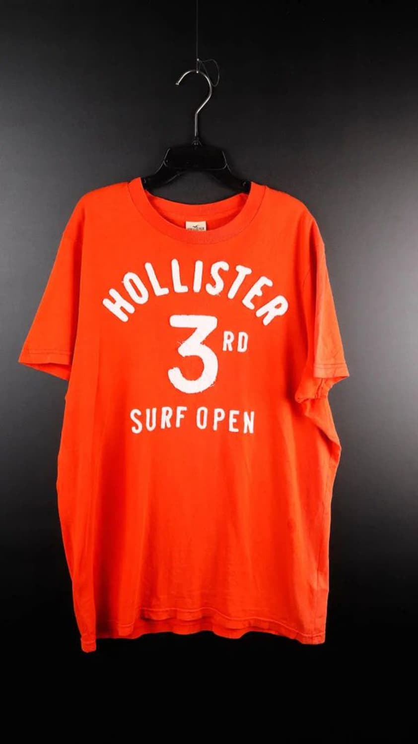 [XL] 홀리스터 주황Y2K 티셔츠 상품이미지1