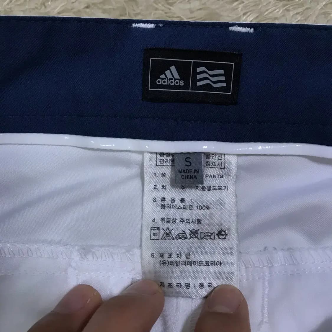 아디다스 여성 화이트 팬츠 상품이미지4