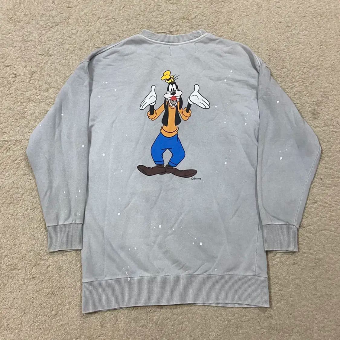 100-105 디즈니 구피 맨투맨 상품이미지2