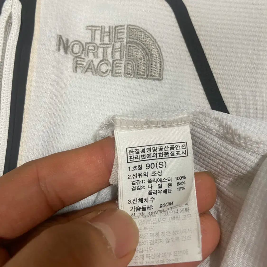 90 노스페이스 기능성 반집업 반팔티 상품이미지3
