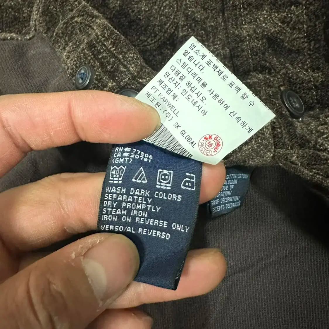 타미힐피거 셔츠 패턴 100 상품이미지5