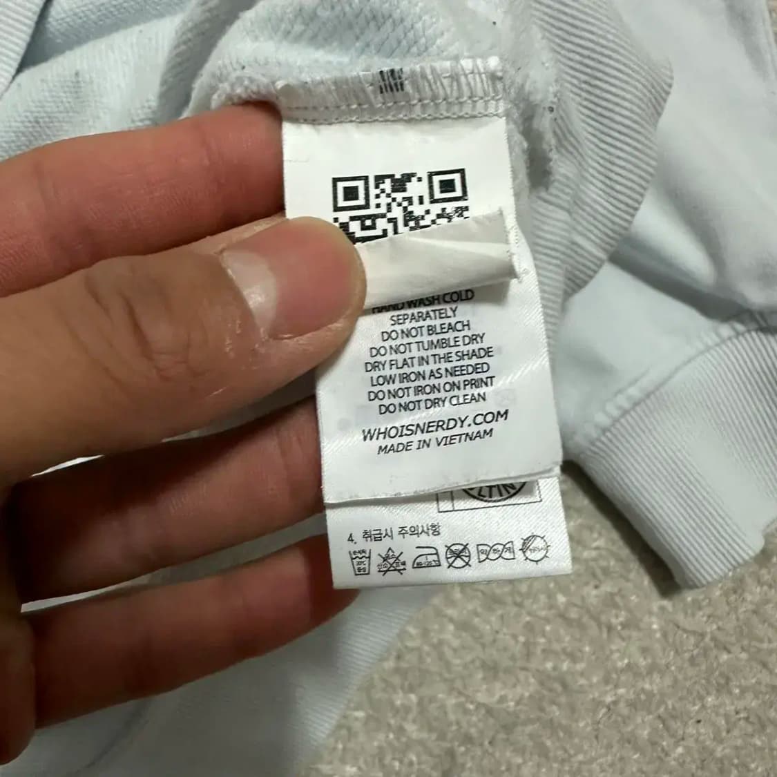 널디 후드티 빅로고 L 상품이미지4