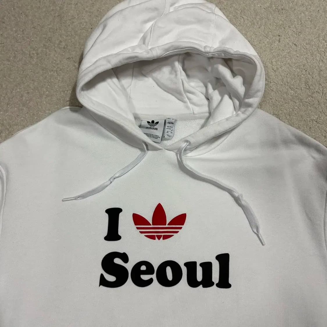 아디다스 후드티 화이트 2XL 상품이미지2
