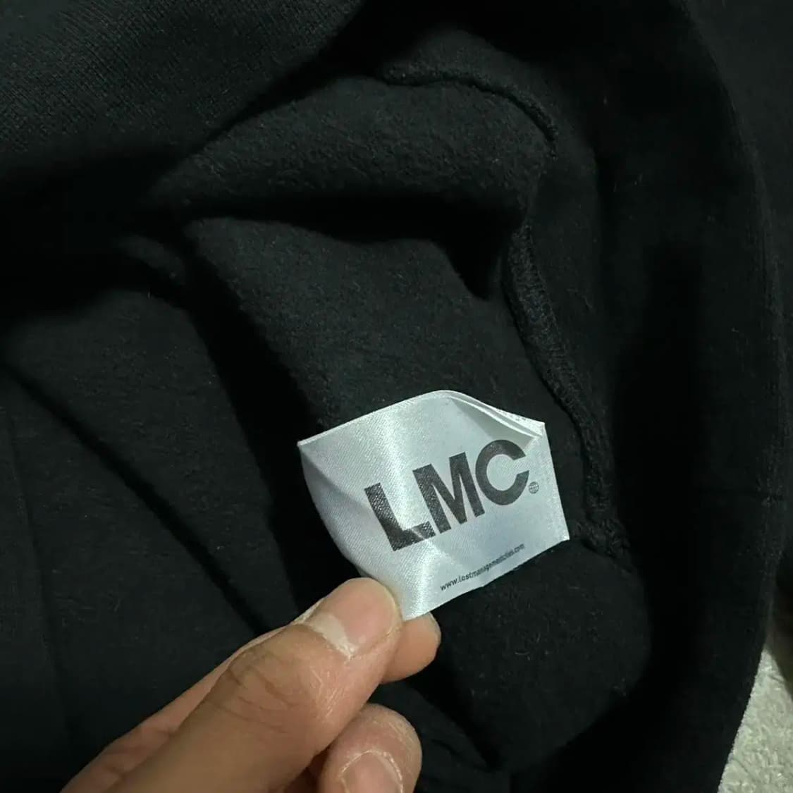 LMC 후드티 블랙 기모 m 상품이미지4