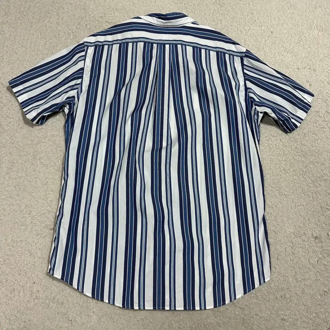 폴로 반팔 셔츠 스트라이프 오버핏 L 상품이미지5