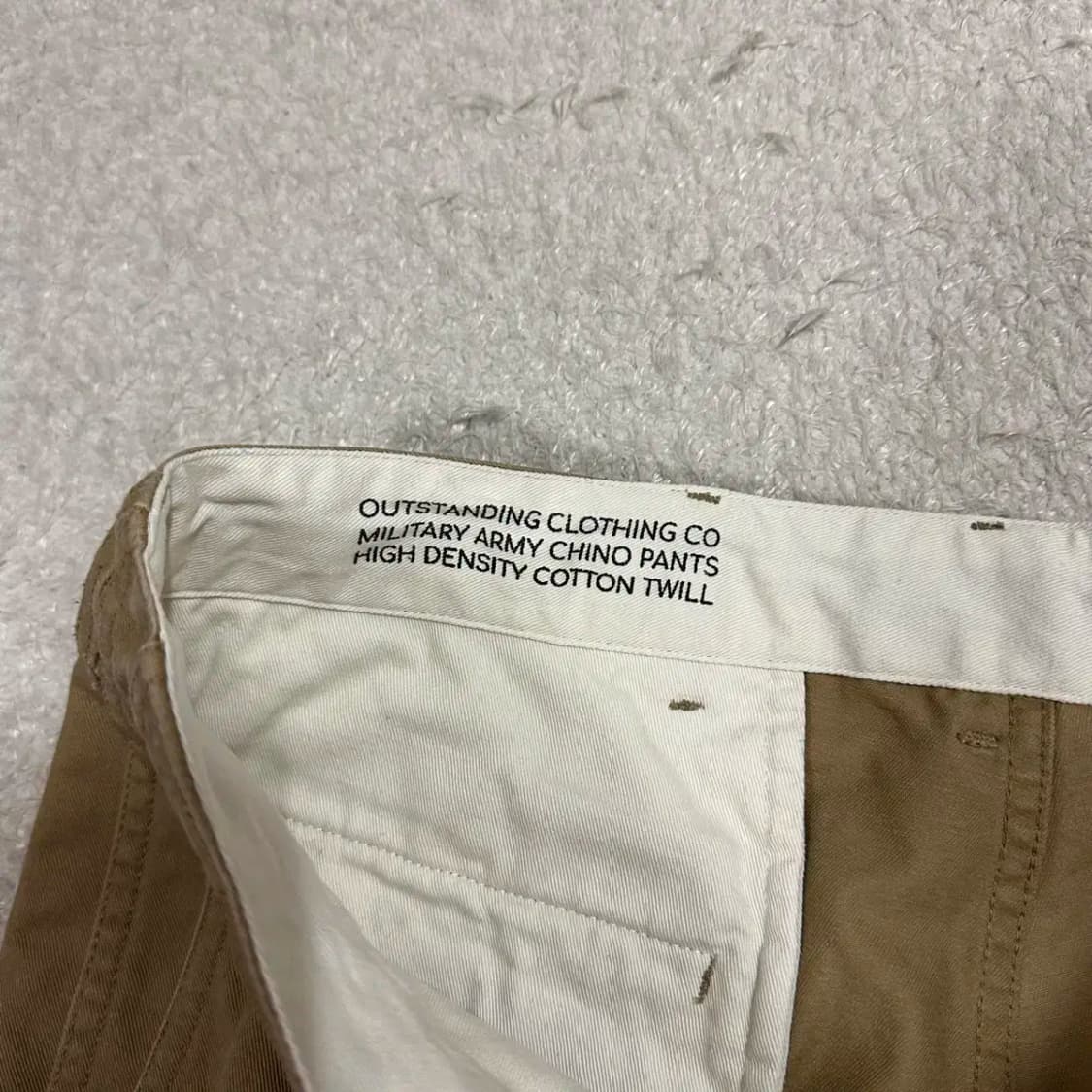 아웃스탠딩 면바지 치노 팬츠 32인치 상품이미지4