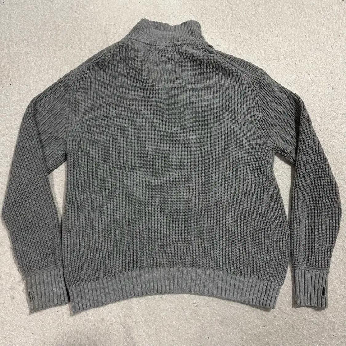 일꼬르소 반집업 니트 오버핏 상품이미지5