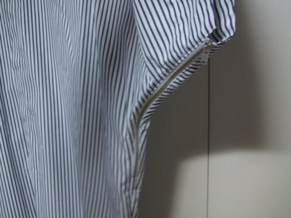 (46사이즈) 준지 juunj / 가오리소매 사이드지퍼 레터링셔츠 상품이미지9