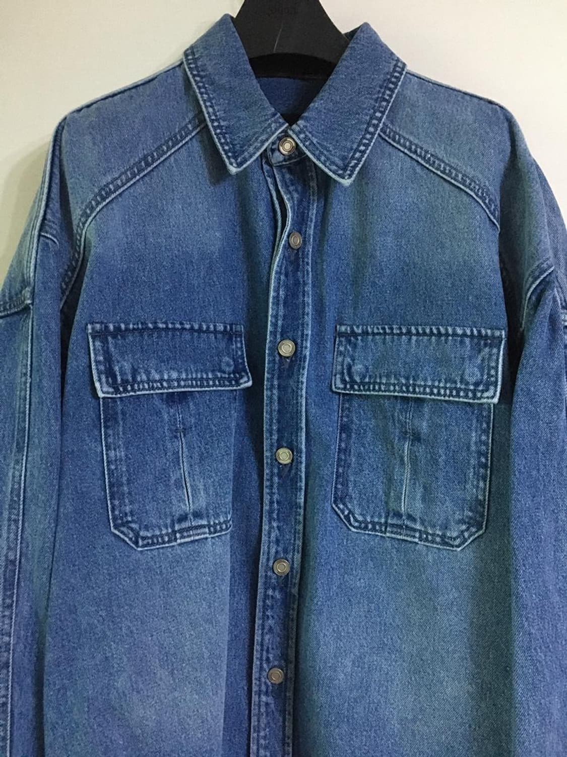 (50) 준지 juunj / 워싱 데님 셔츠 아우터 상품이미지3