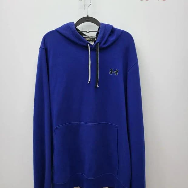 언더아머 XL 105 기모 후드티셔츠, 실측가슴단면65총장76
