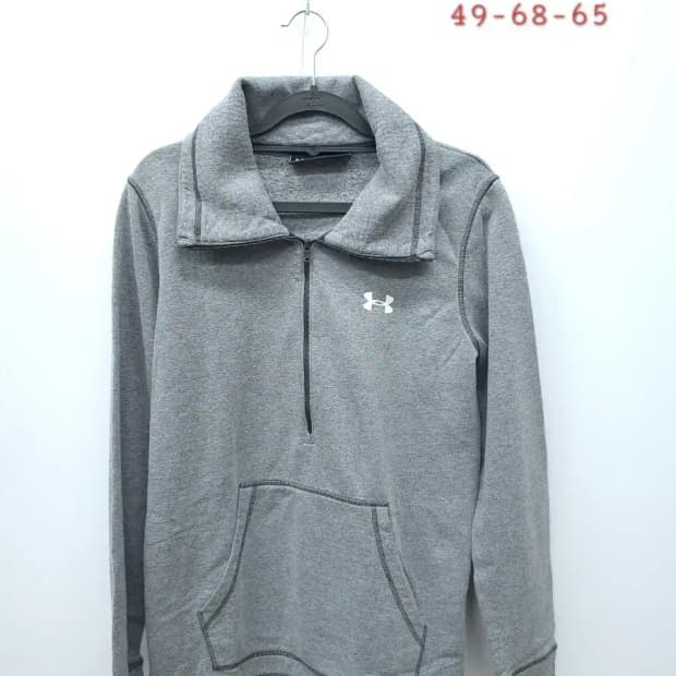 언더아머 SM 반집업 아노락 기모 상의, 실측49-68