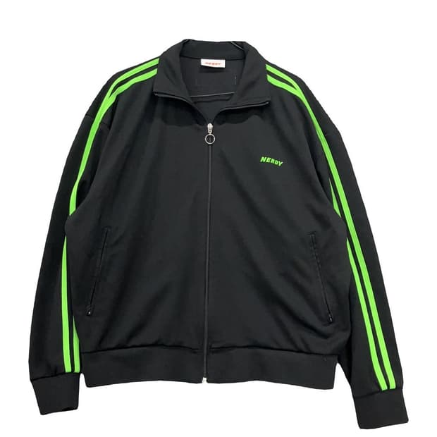 널디 네온그린 오버핏 져지 95 K03309