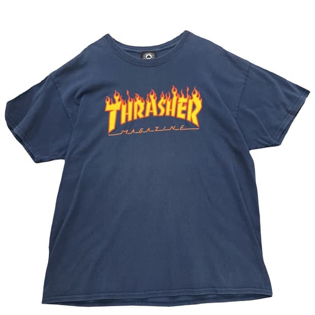 트레셔 불꽃 프린팅 반팔티 M00124