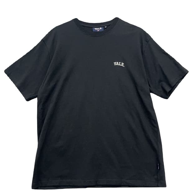 예일 YALE 블랙 반팔티 M00107