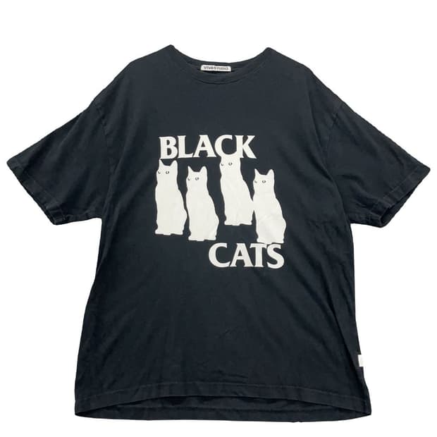 비바스튜디오 블랙 고양이 반팔티 105 M00113