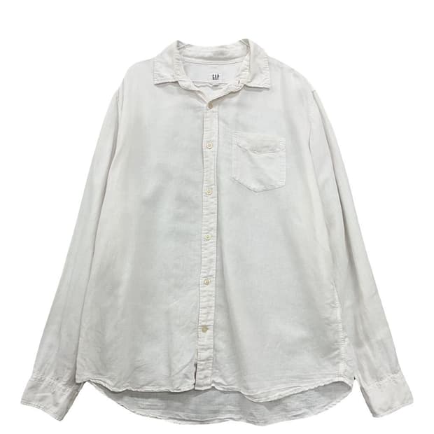 갭 화이트 셔츠 M00092