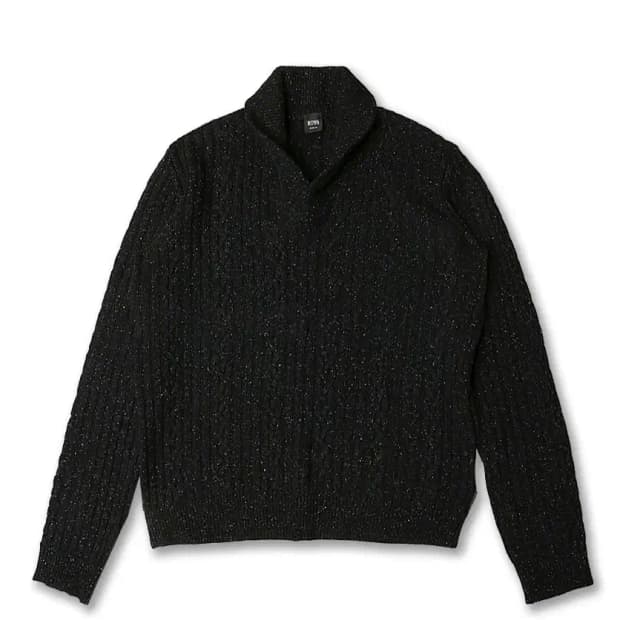 휴고 보스 [Hugo Boss] 블랙 숄카라 니트