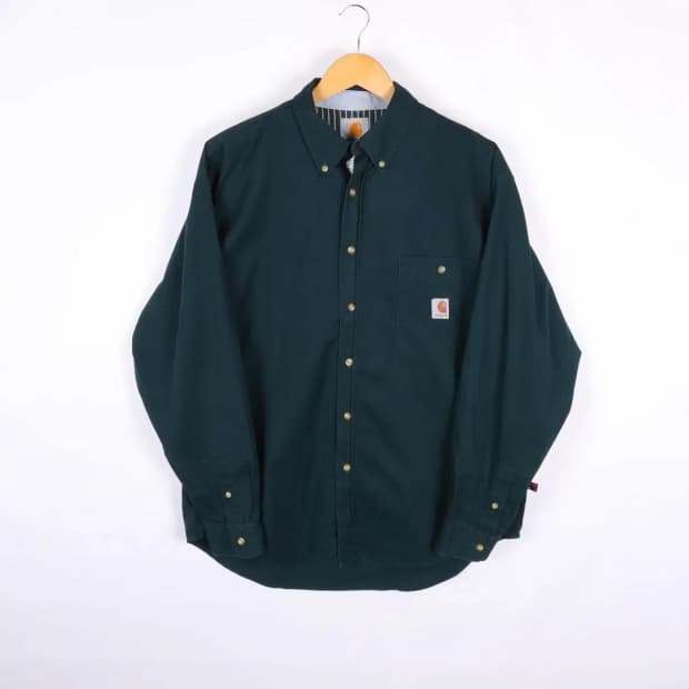 [2XL] 칼하트 진그린 셔츠