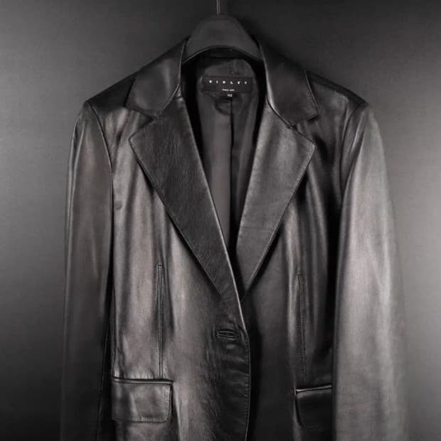 [M] 시슬리 여성 가죽자켓