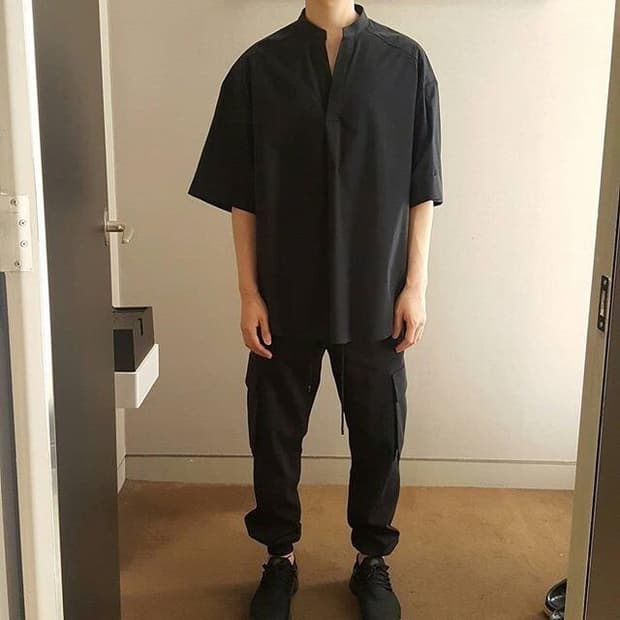 (46사이즈) 준지 juunj / 튜닉 반팔셔츠