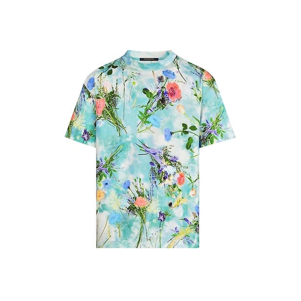 Products by Louis Vuitton: Printed and Embroidered Flower T-Shirt