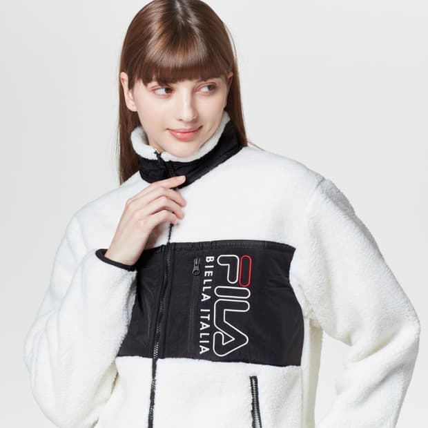 FILA 팝콘 보아 플리스 자켓